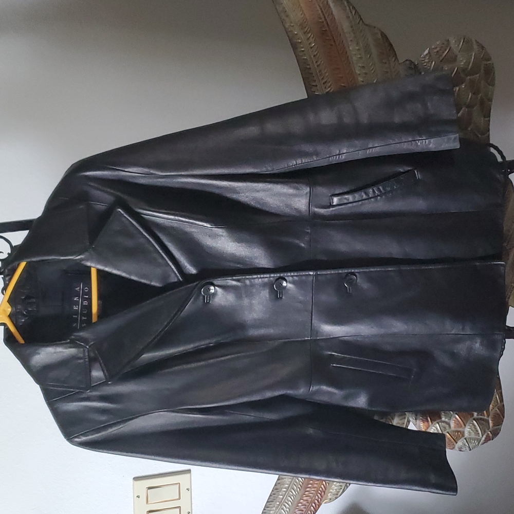 Siena Studion Leather Fitted Jacket